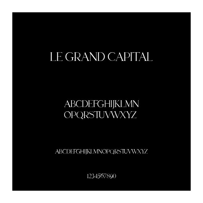 Le Grand Capital