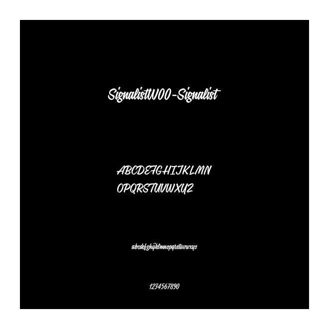 SignalistW00-Signalist