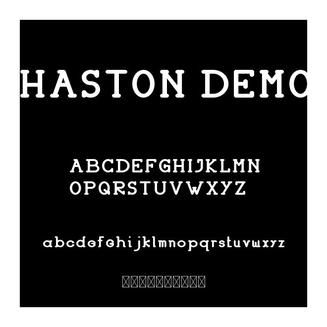 HASTON DEMO
