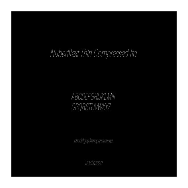 NuberNext Thin Compressed Ita