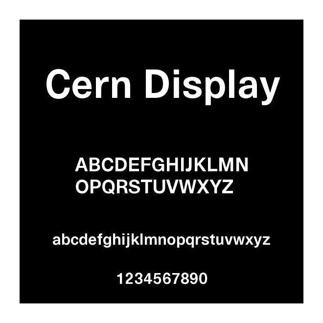 Cern Display