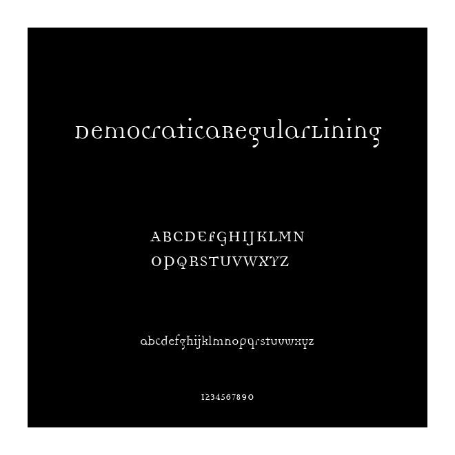 DemocraticaRegularLining