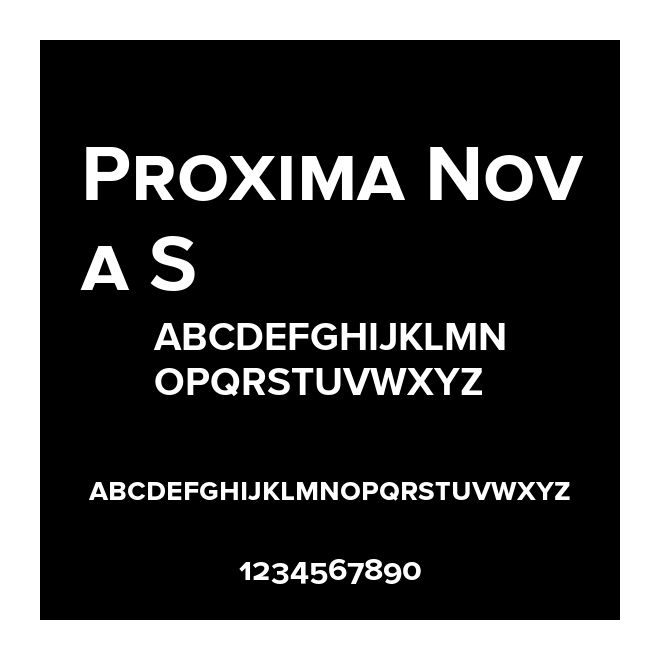 Proxima Nova S