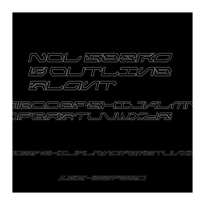 NCL Gesrob Outline Slant