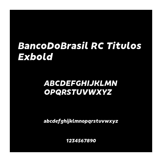 BancoDoBrasil RC Titulos Exbold