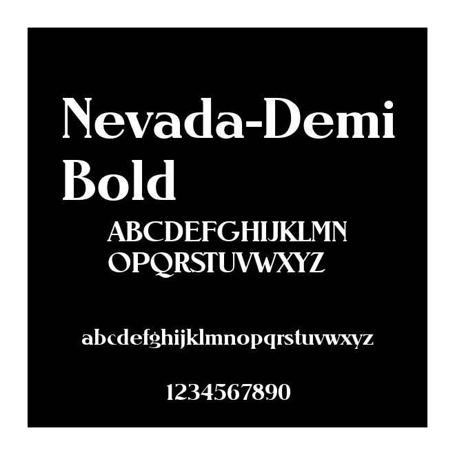 Nevada-DemiBold