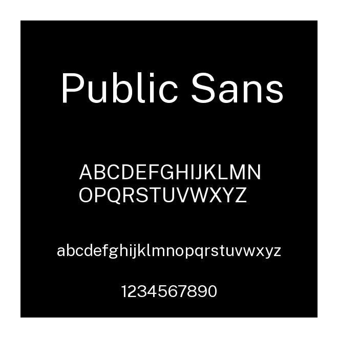 Public Sans
