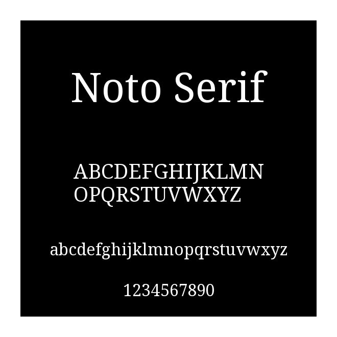 Noto Serif