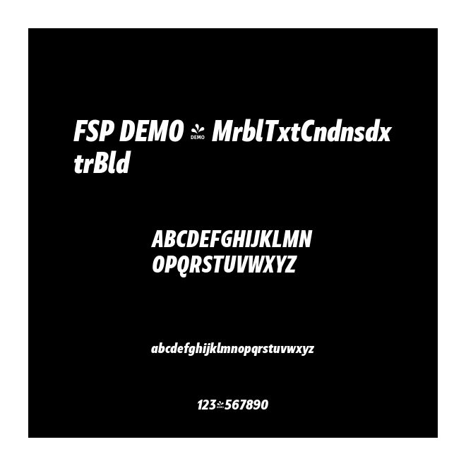 FSP DEMO - MrblTxtCndnsdxtrBld