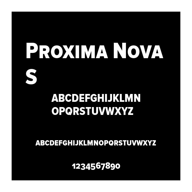 Proxima Nova S