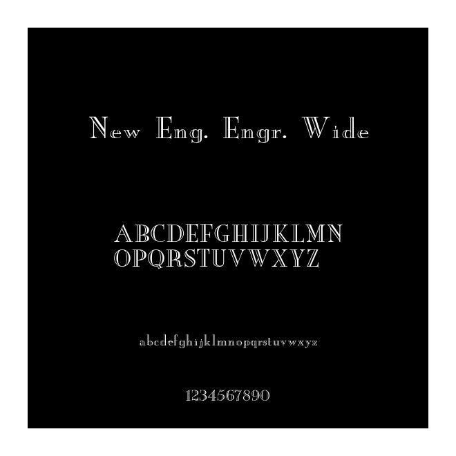New Eng. Engr. Wide