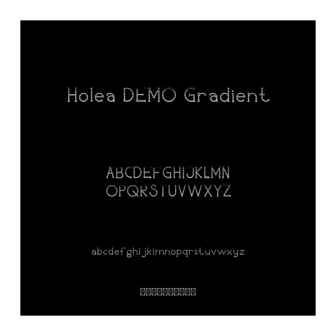 Holea DEMO Gradient