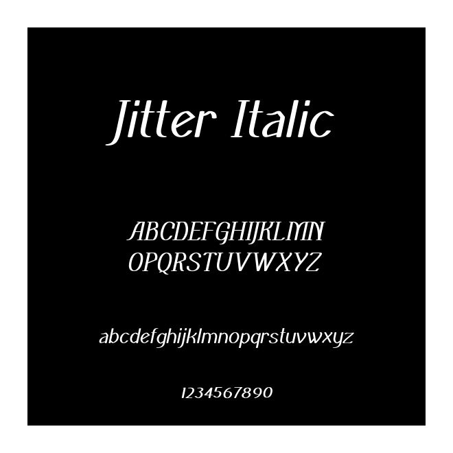 Jitter Italic