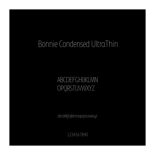 Bonnie Condensed UltraThin
