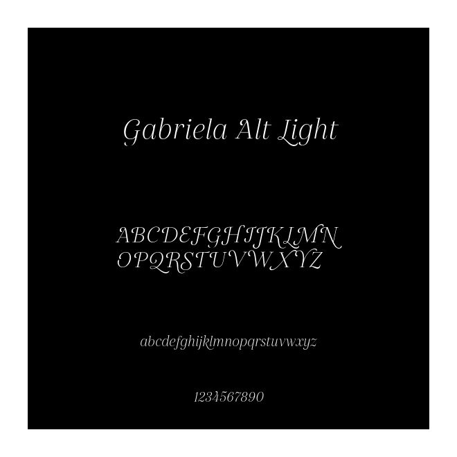 Gabriela Alt Light