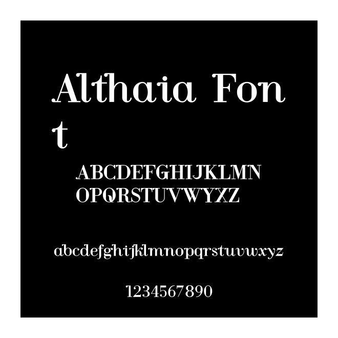 Althaia Font