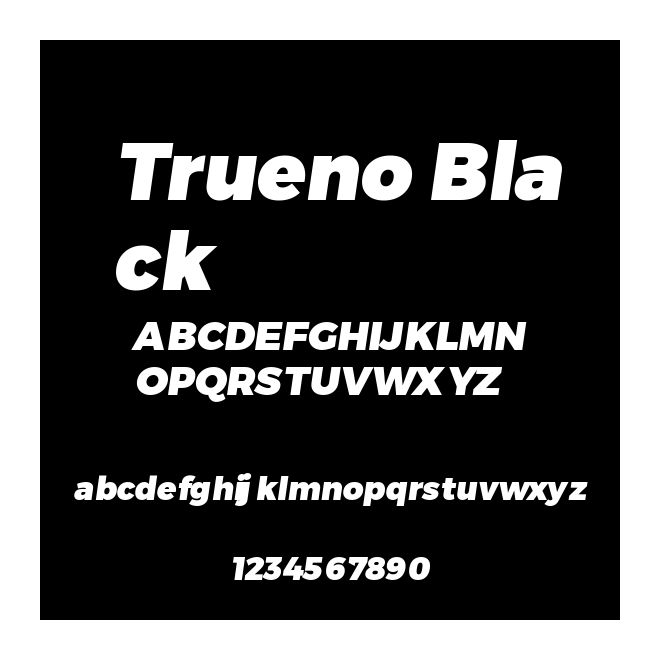 Trueno Black