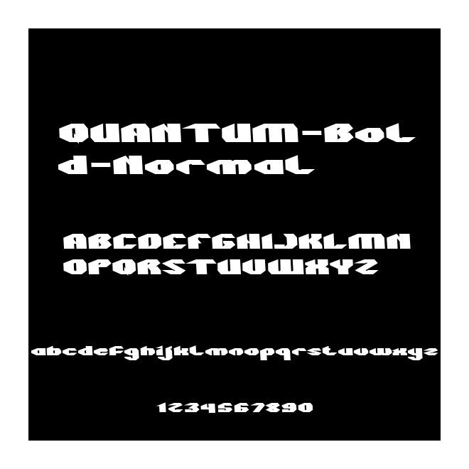QUANTUM-Bold-Normal