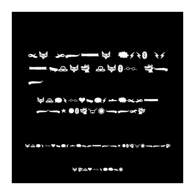 La Mona Kids Dingbat Base two