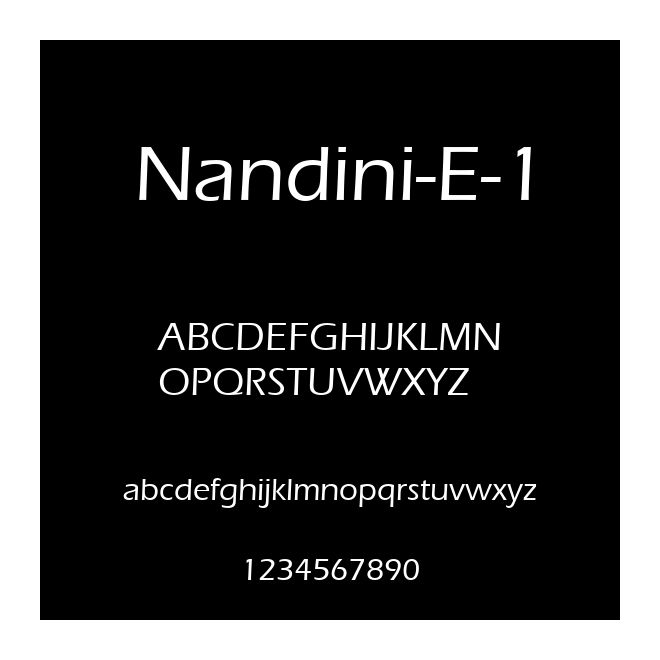 Nandini-E-1