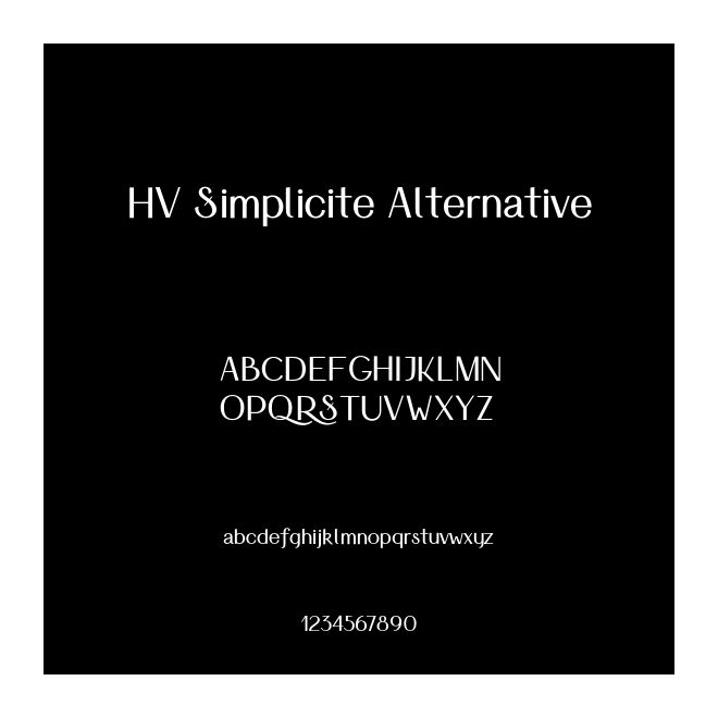 HV Simplicite Alternative
