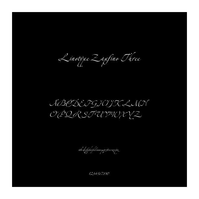 LinotypeZapfino Three