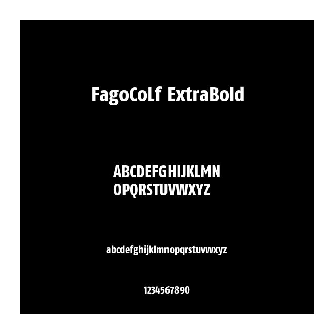 FagoCoLf ExtraBold