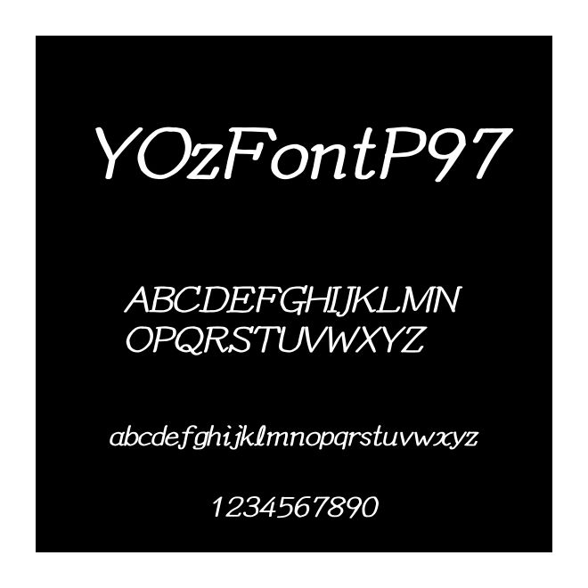 YOzFontP97