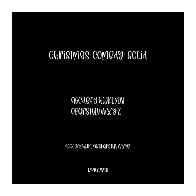 Christmas Comedy Solid