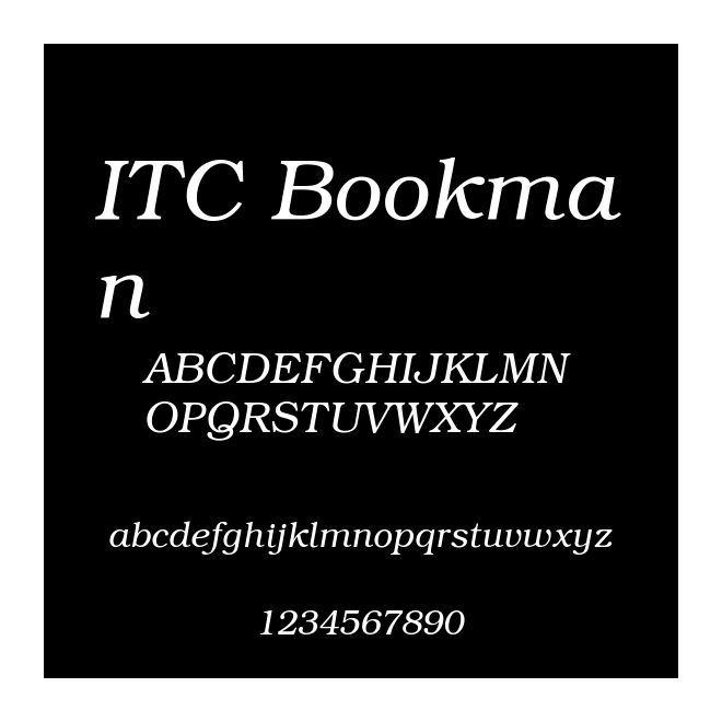 ITC Bookman