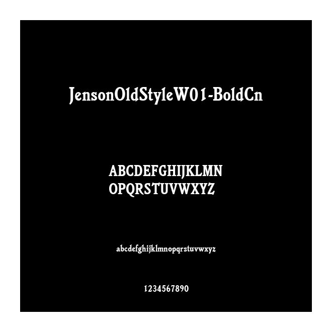 JensonOldStyleW01-BoldCn