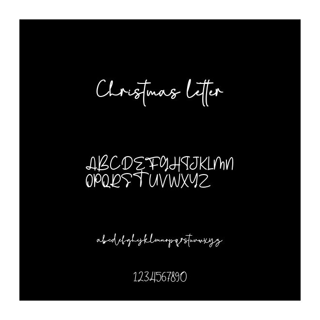 Christmas letter