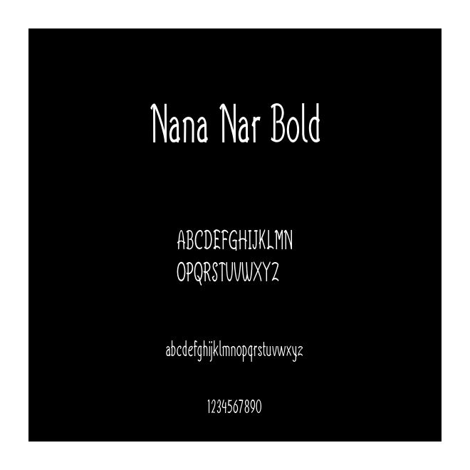 Nana Nar Bold