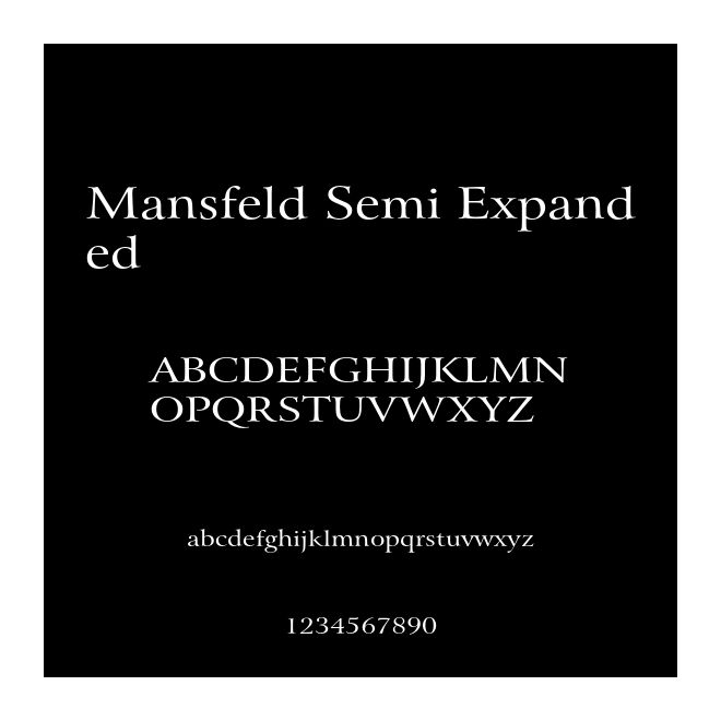 Mansfeld Semi Expanded