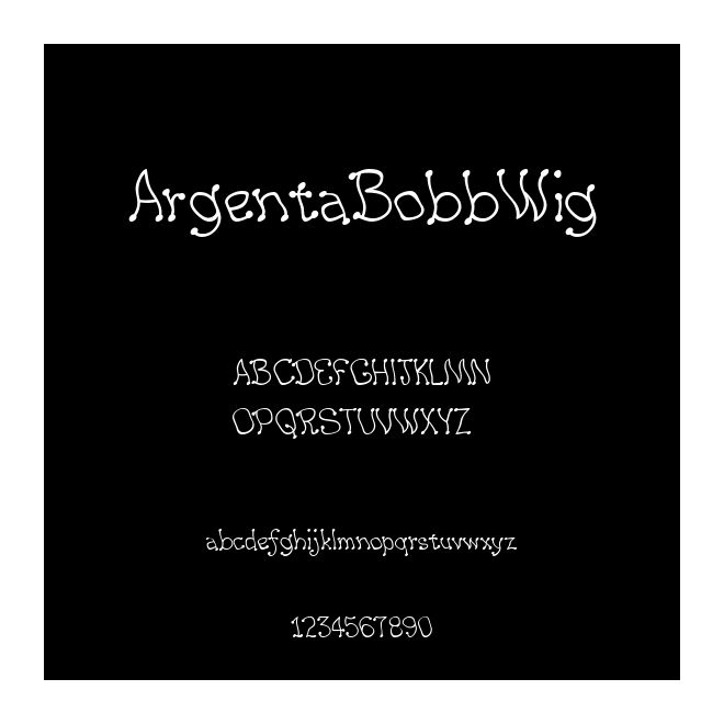 ArgentaBobbWig