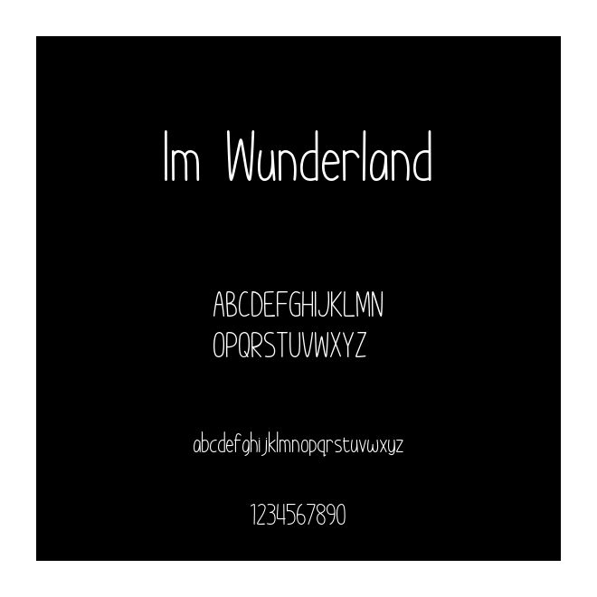 Im Wunderland