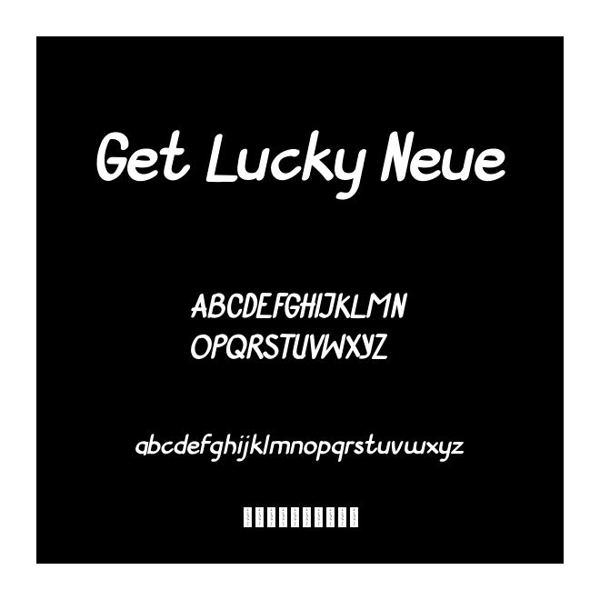 Get Lucky Neue