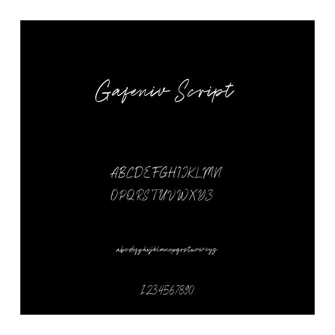 Gafeniv Script