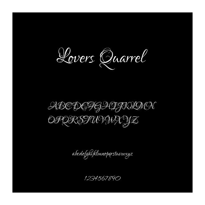 Lovers Quarrel
