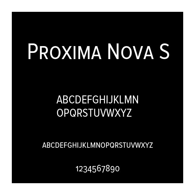 Proxima Nova S