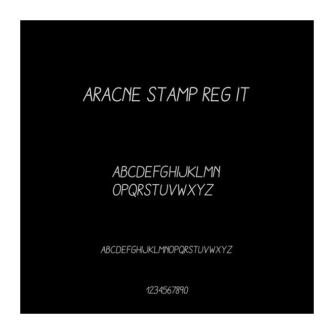 Aracne Stamp Reg It