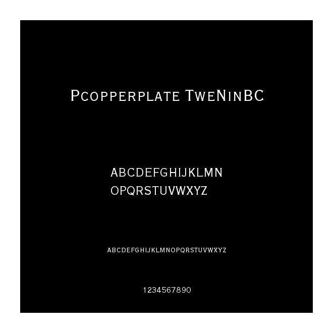 Pcopperplate TweNinBC