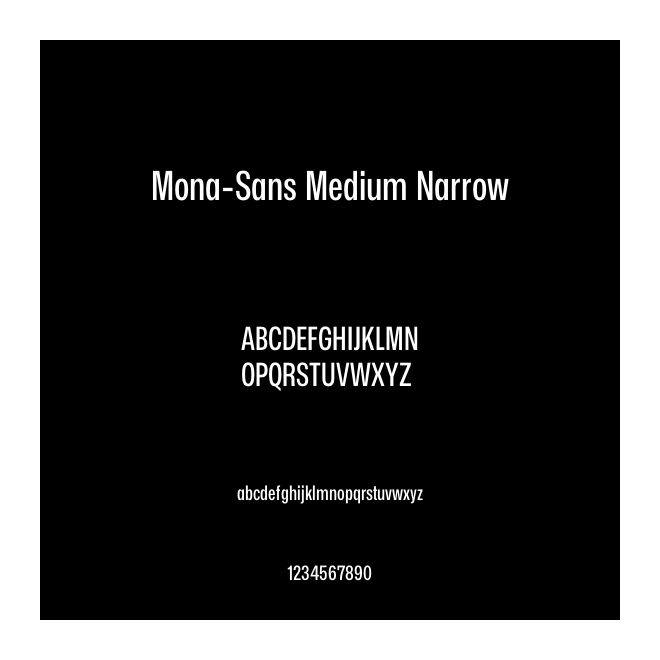 Mona-Sans Medium Narrow