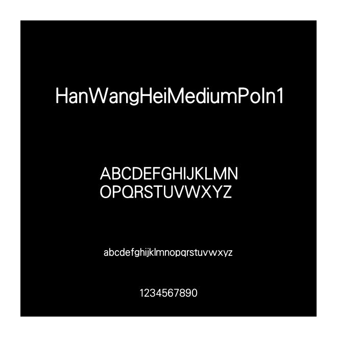 HanWangHeiMediumPoIn1
