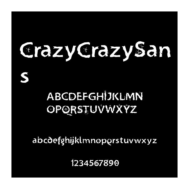 CrazyCrazySans