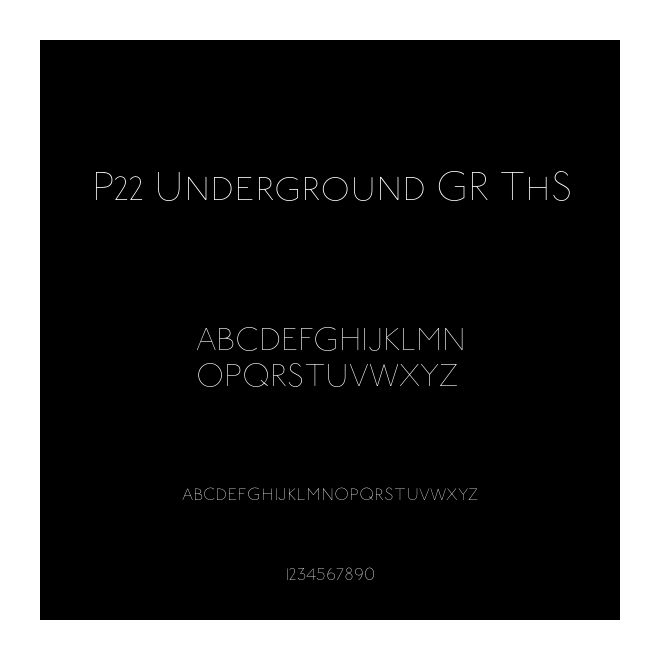 P22 Underground GR ThS