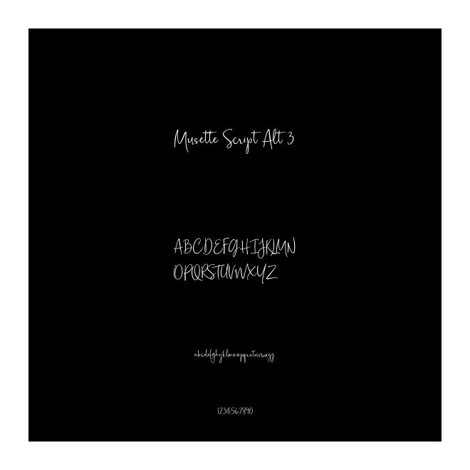 Musette Script Alt 3