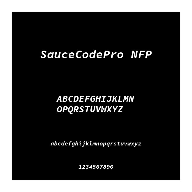 SauceCodePro NFP