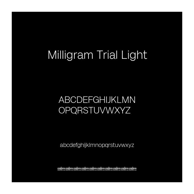 Milligram Trial Light