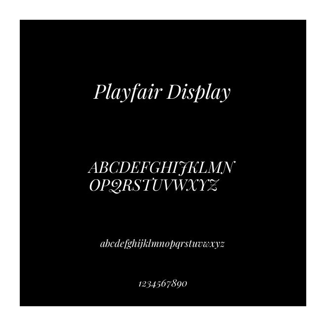 Playfair Display